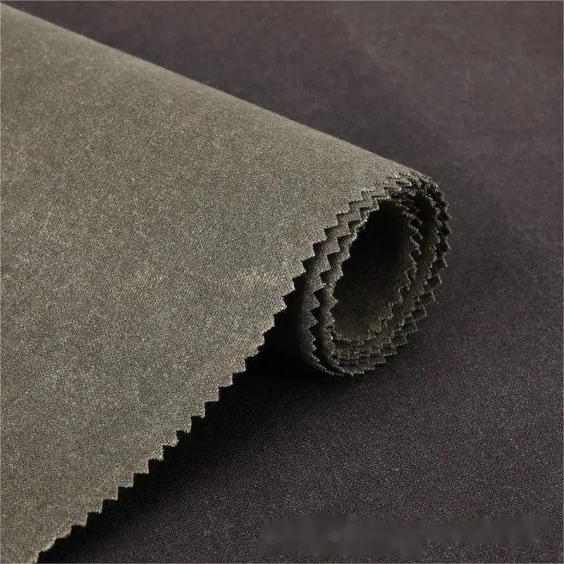 16 OZ Waterproof Waxed Canvas Hot Sale 100% Cotton Imported Oiled Waxed  Canvas Fabric