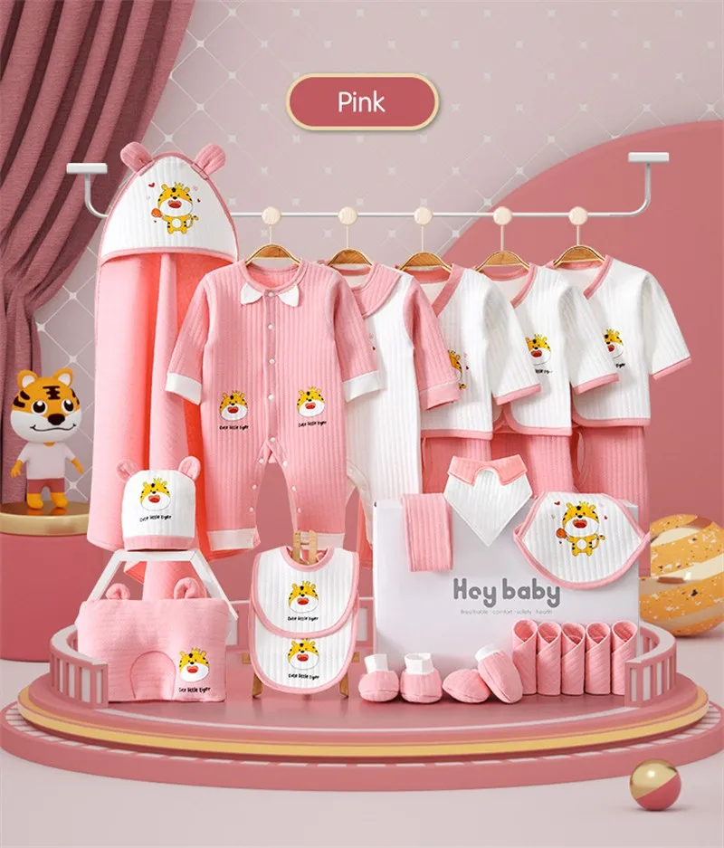 15/22/24/25 Pieces Infants Clothing Set Newborn Clothes Suit Baby Girls