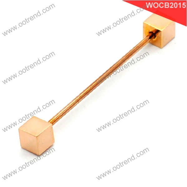 Оптовая продажа, квадратный булавка для воротника