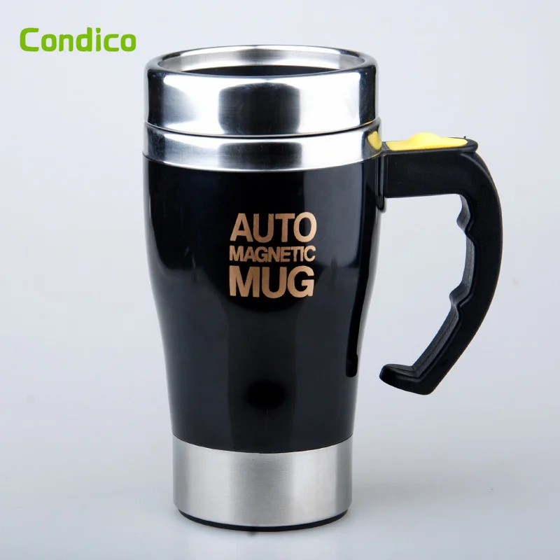 Automatic Self Stirring Mug - Magnetic Stainless Steel Eco-Friendly Self  Mixing Coffee Cup - Shop For Faves
