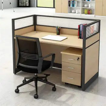 Modern Design Durable Office Cubicles Simple Partition Workstations Furniture for Office Building or Home Prices