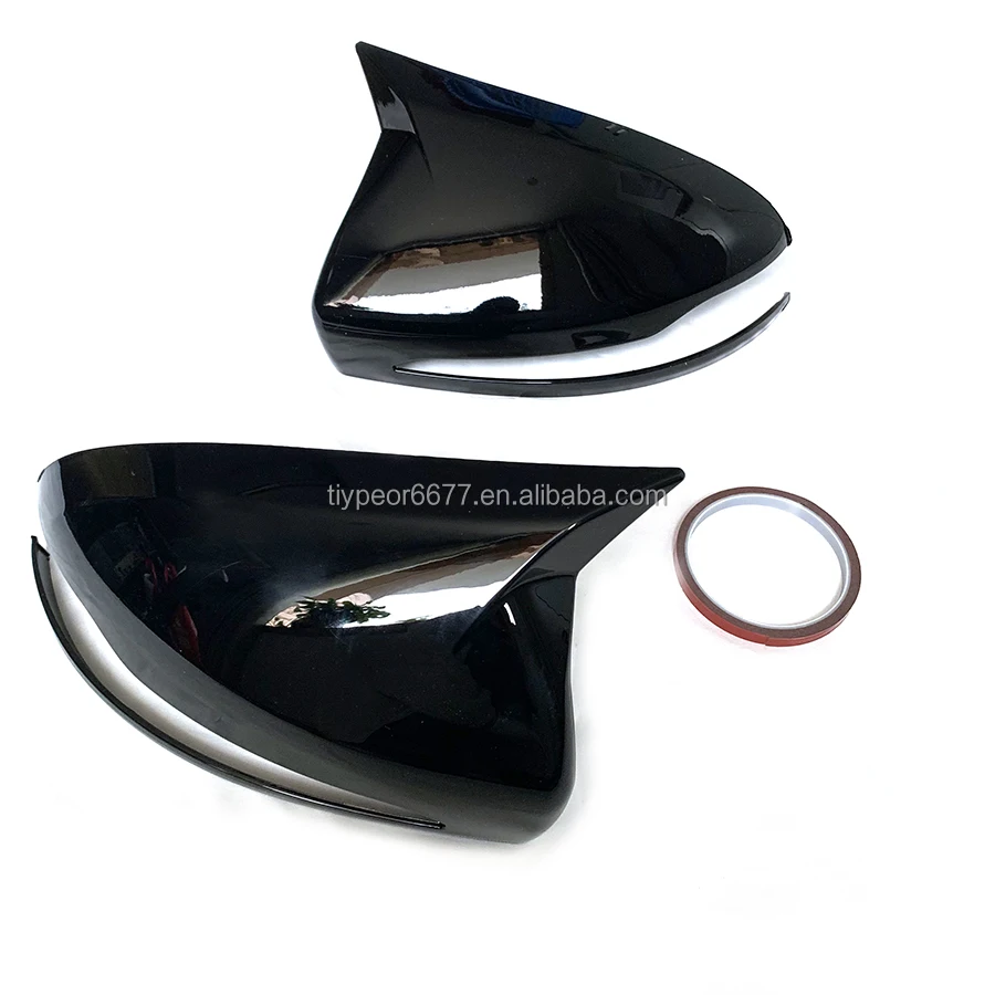 product glossy black door side wing tiypeor rearview mirror cover for mercedes benz c class w205 replacement w213 w222 glc w253-4