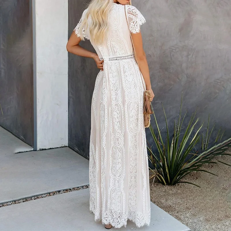 navy lace strapless dress Tessa Lace Strapless Midi Dress - BLUE LACE