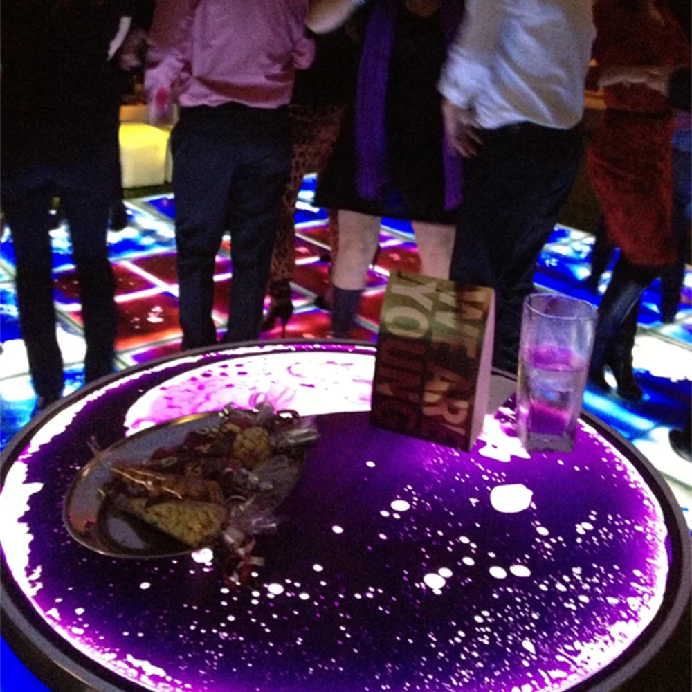 High Technology Modern Design Color Interactive Led Liquid Restaurant Table Top Bar Party Nightclub Led Liquid Counter Buy Liquid Counter