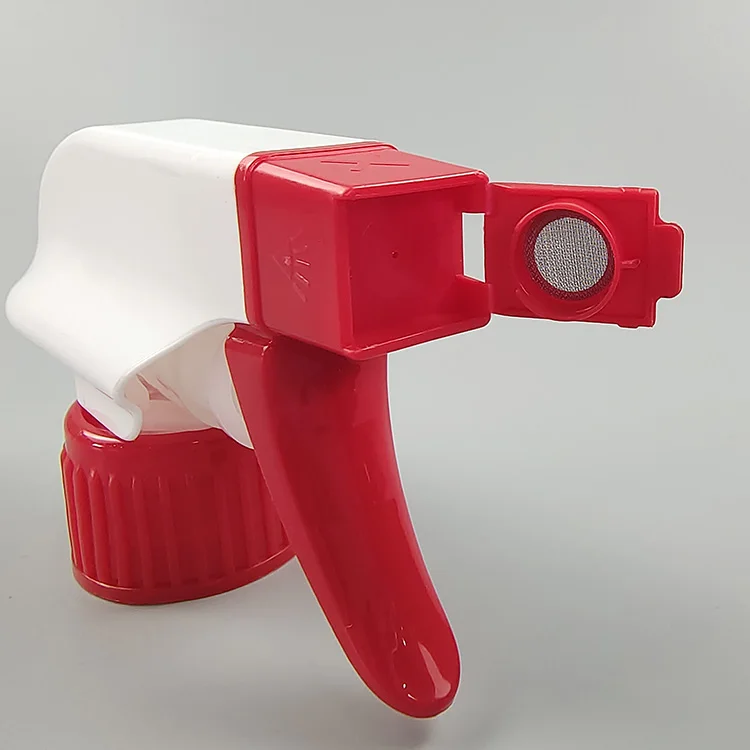 Chemical Resistant Foam Trigger Sprayer 28/410 All Plastic Trigger Sprayer White Color with Mesh Foam Nozzle manufacture