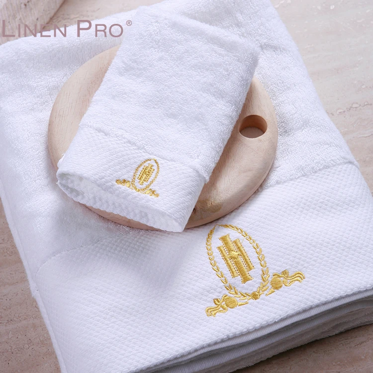 Embroidered Crown White bath towel 5stars Hotel Towels 100% Quality To –  Home Designs by McMan