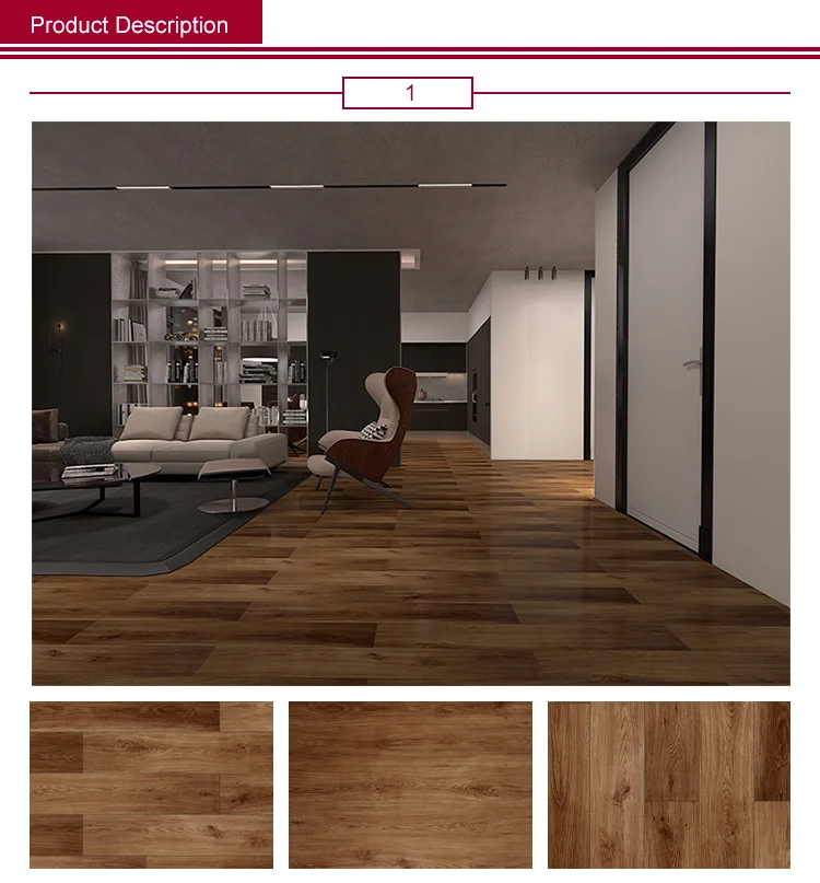 100% Formaldehyde-free PVC Vinyl Flooring Indoor Waterproof and Fireproof Floor