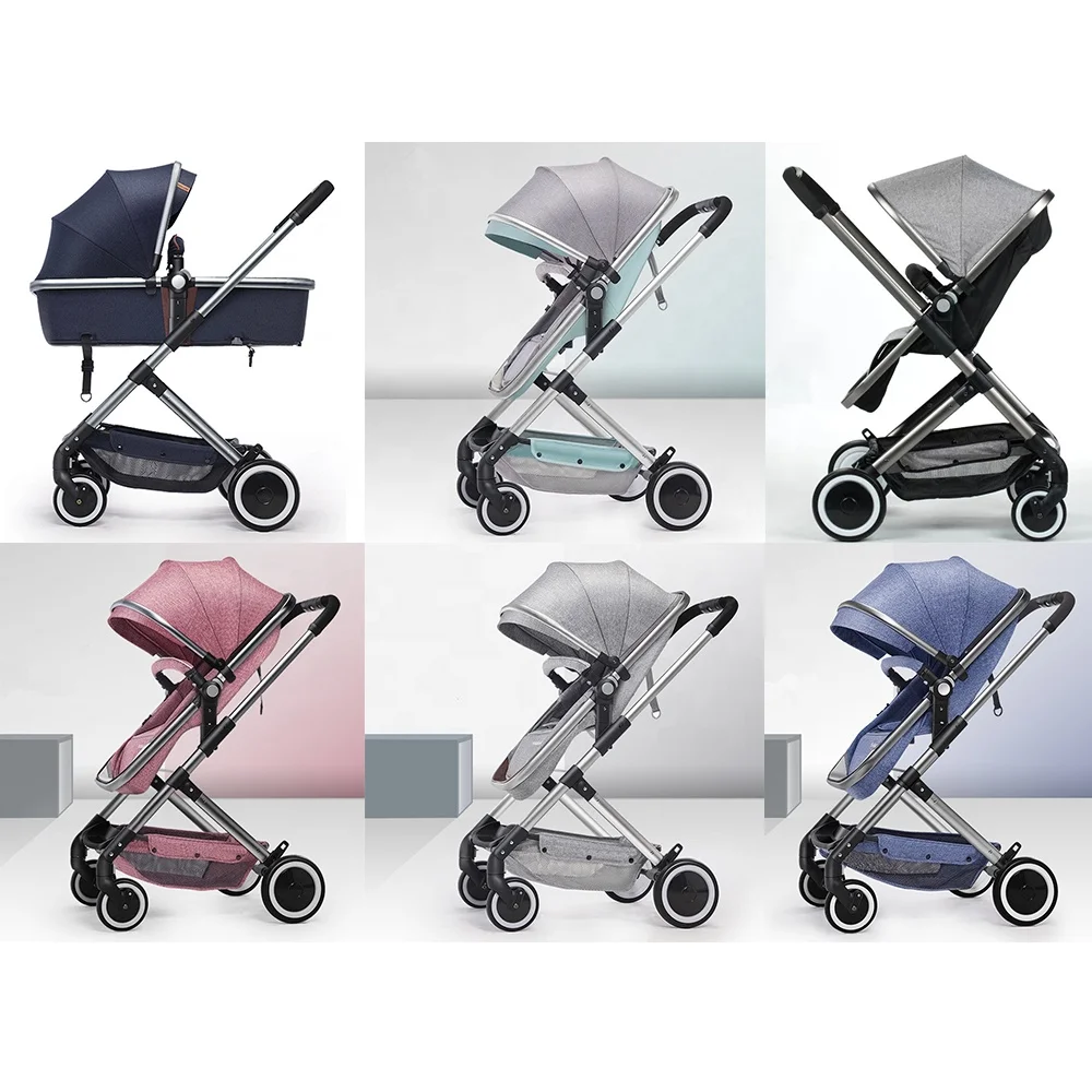 Purorigin 2025 Lightweight Linen Baby Stroller Portable 3-in-1 Newborn Carrier Custom New Baby Product
