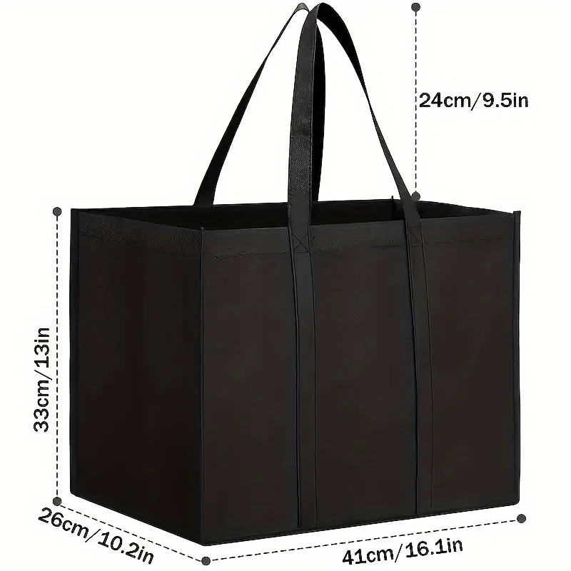 Wholesale Eco-Friendly Custom Logo Grocery Shopping Tote Foldable and Reusable Recyclable Non-Woven Blank Fabric Bag