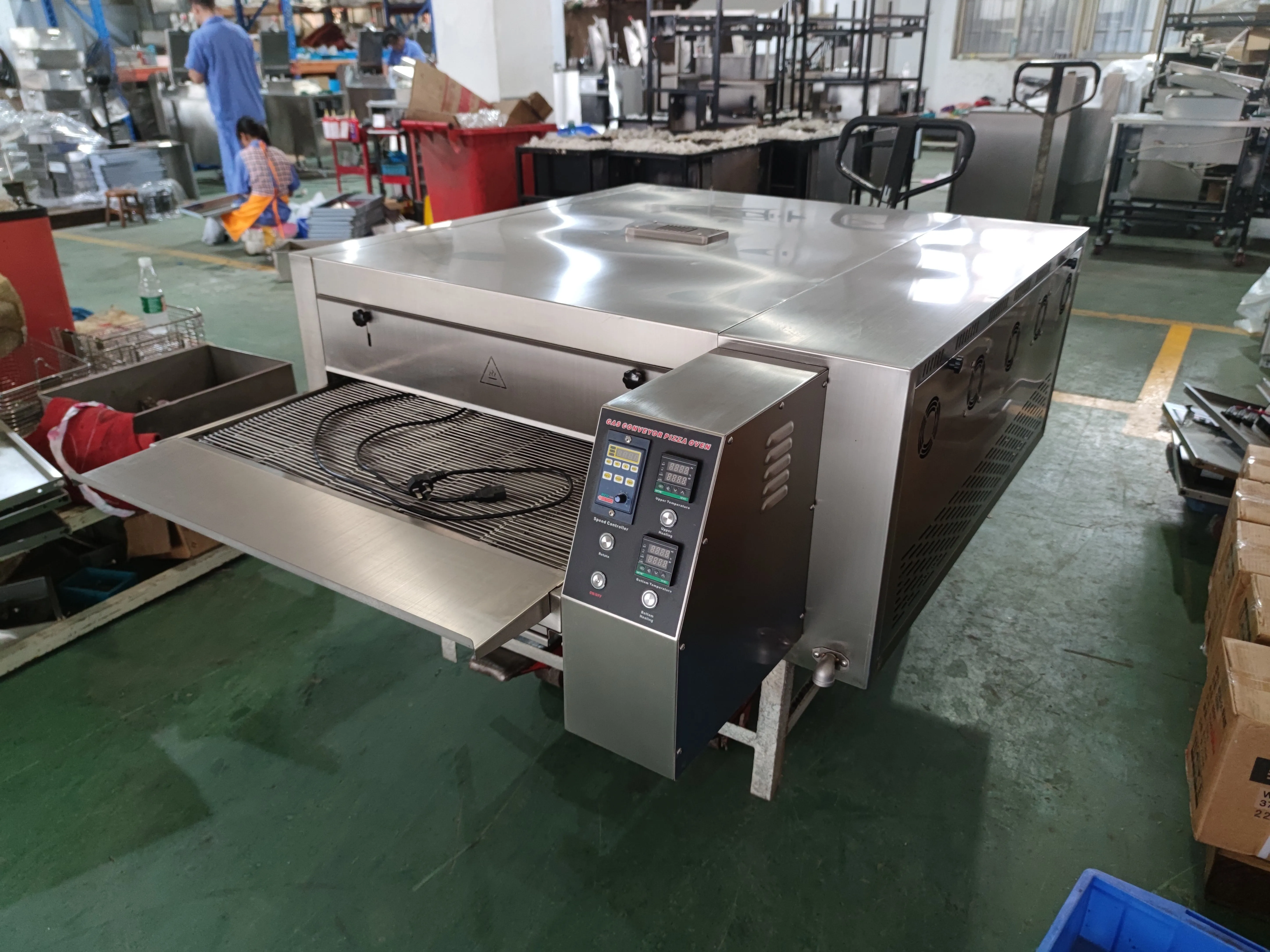 18 Inch 32 Inch Belt Pizza Oven Pizza Belt Oven Commercial Impinger and Conveyor Ovens