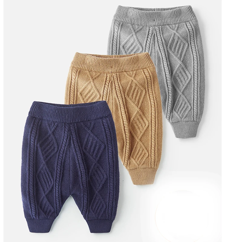 
Индивидуальные детские вязаные брюки из чистой мериносовой шерсти вязаные детские брюки 