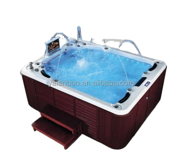 luxury outdoor spa whirlpool massage jets