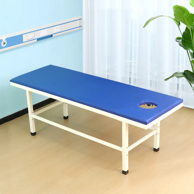 Stainless frame portable folding massages beds facial spa bed massage table hospital examination bed medical