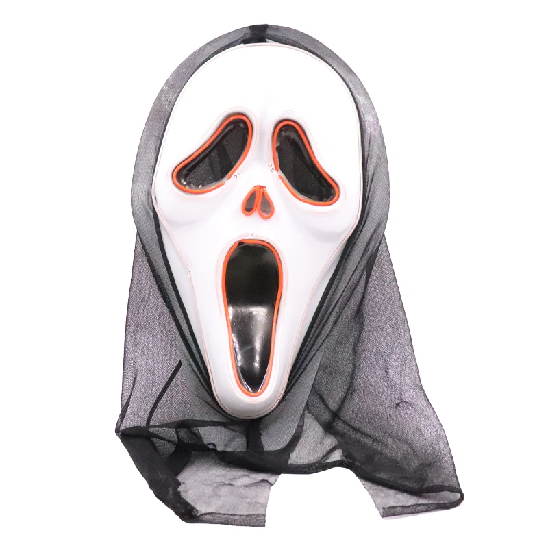 Fantasma Scary Movie Carnevale Travestimento Maschera da Scream | | Taglia Unica Halloween Festa Serata a Tema Killer Adulti Costume 98/2007 