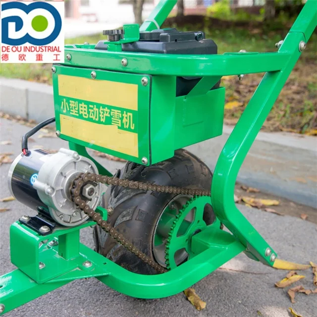 Factory Outlet Hand Push Electric Snowplow   Small Snow Sweeper
