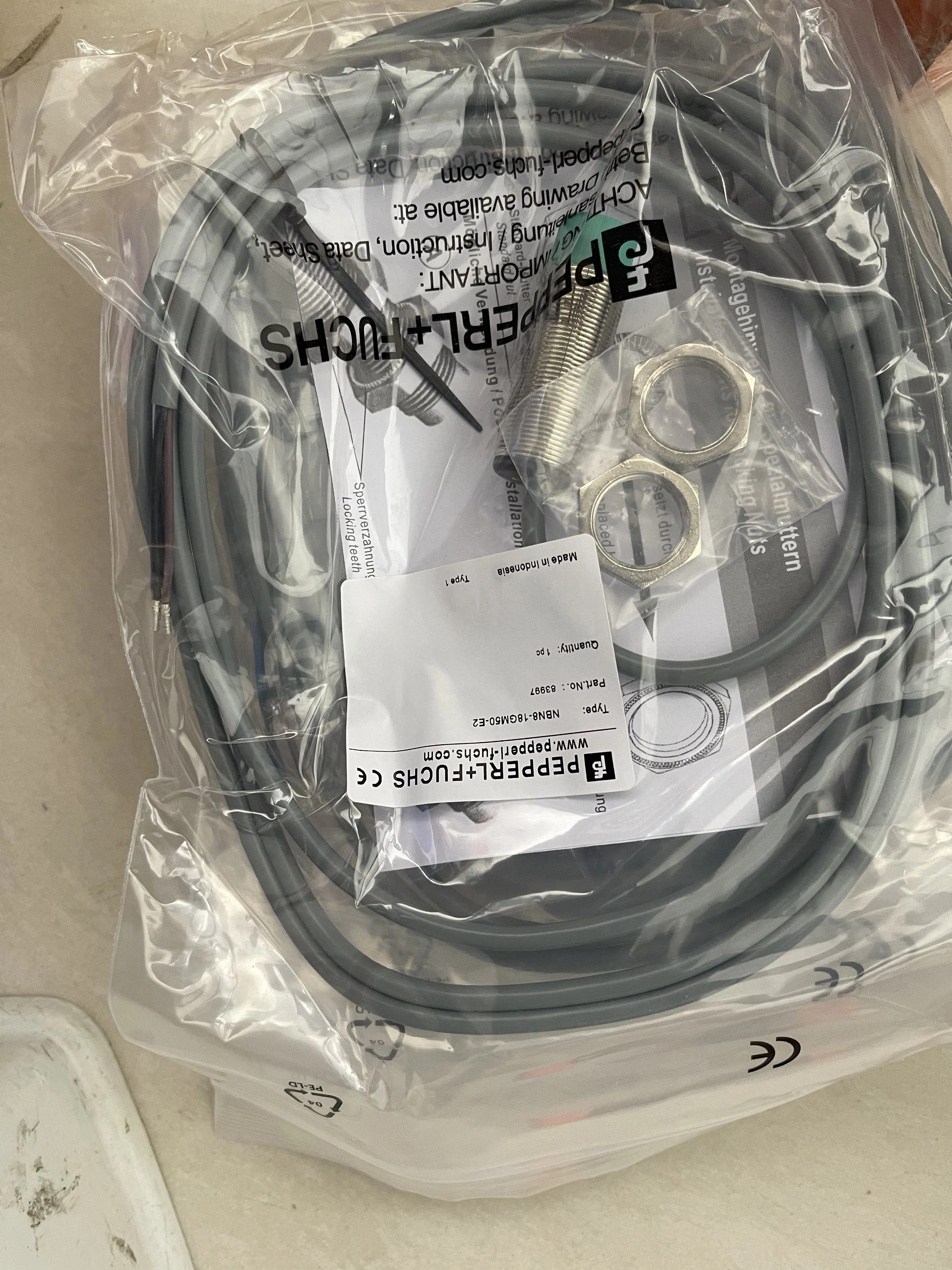 Pepperl+Fuchs Inductive Proximity Sensor NBN8-18GM50-E2