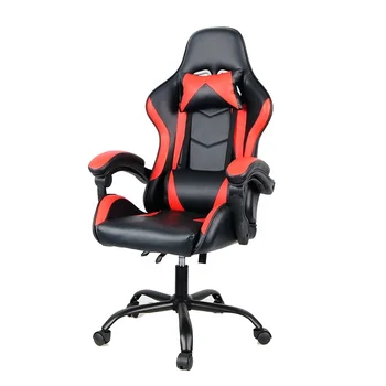Wholesale Modern Custom Gaming Chair Executive Racing PC Chair Fashion Leather Pillow Synthetic Leather Executive Racing PC