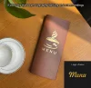 Brown Faux leather Menu Logo 1