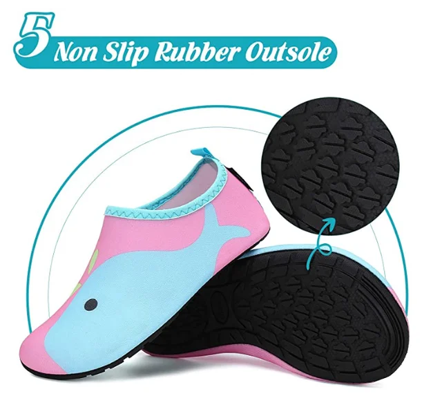 Summer Beach Boys Girls Barefoot Water Shoes Non-Slip Kids Aqua Socks Outdoor Sports Shoes - Image 2