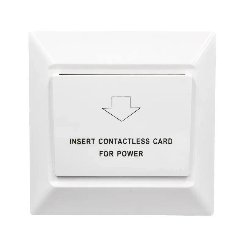 Energy Saving 40 Amp RF Key Card Switch Hotel Insert Wall for Apartment Use