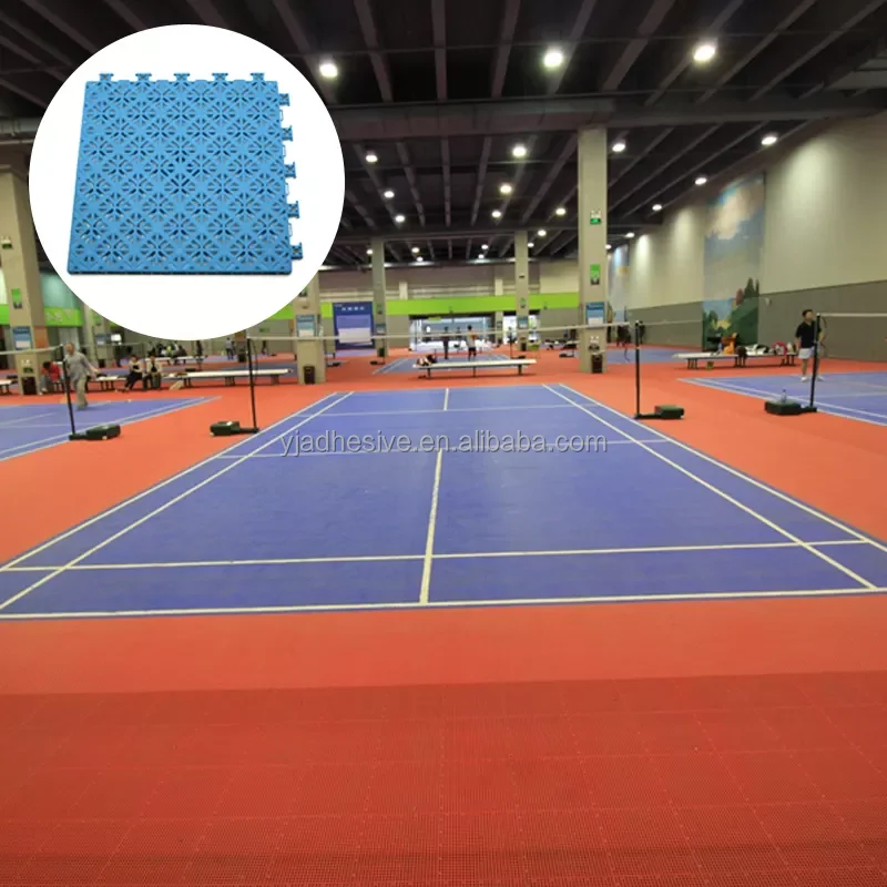 Durable PP Plastic Modular Interlocking Volleyball Court Flooring Material Cheap Indoor Basketball Sports Courts