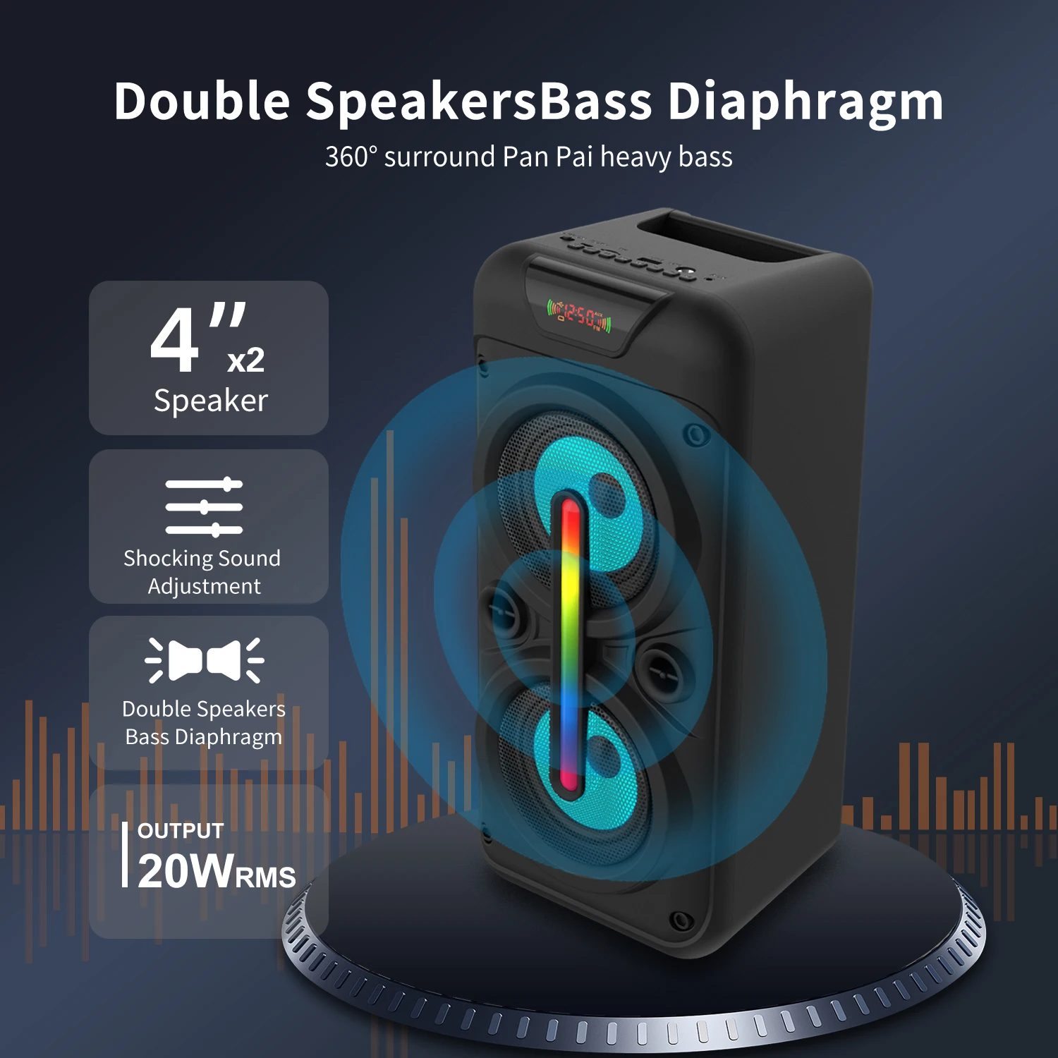 Уличные колонки X-Bass с Bluetooth, колонки для вечеринок с микрофоном  (B83)| Alibaba.com