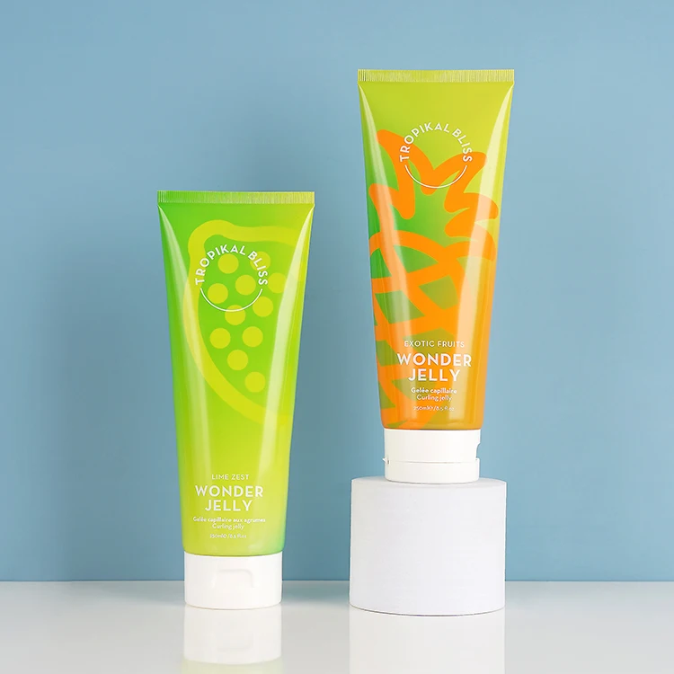 OEM ODM Hot Selling Cosmetic Empty Tube Packaging Plastic PE PCR 200ml Flip Top Cap Custom Size Available Face Mask Skin Care