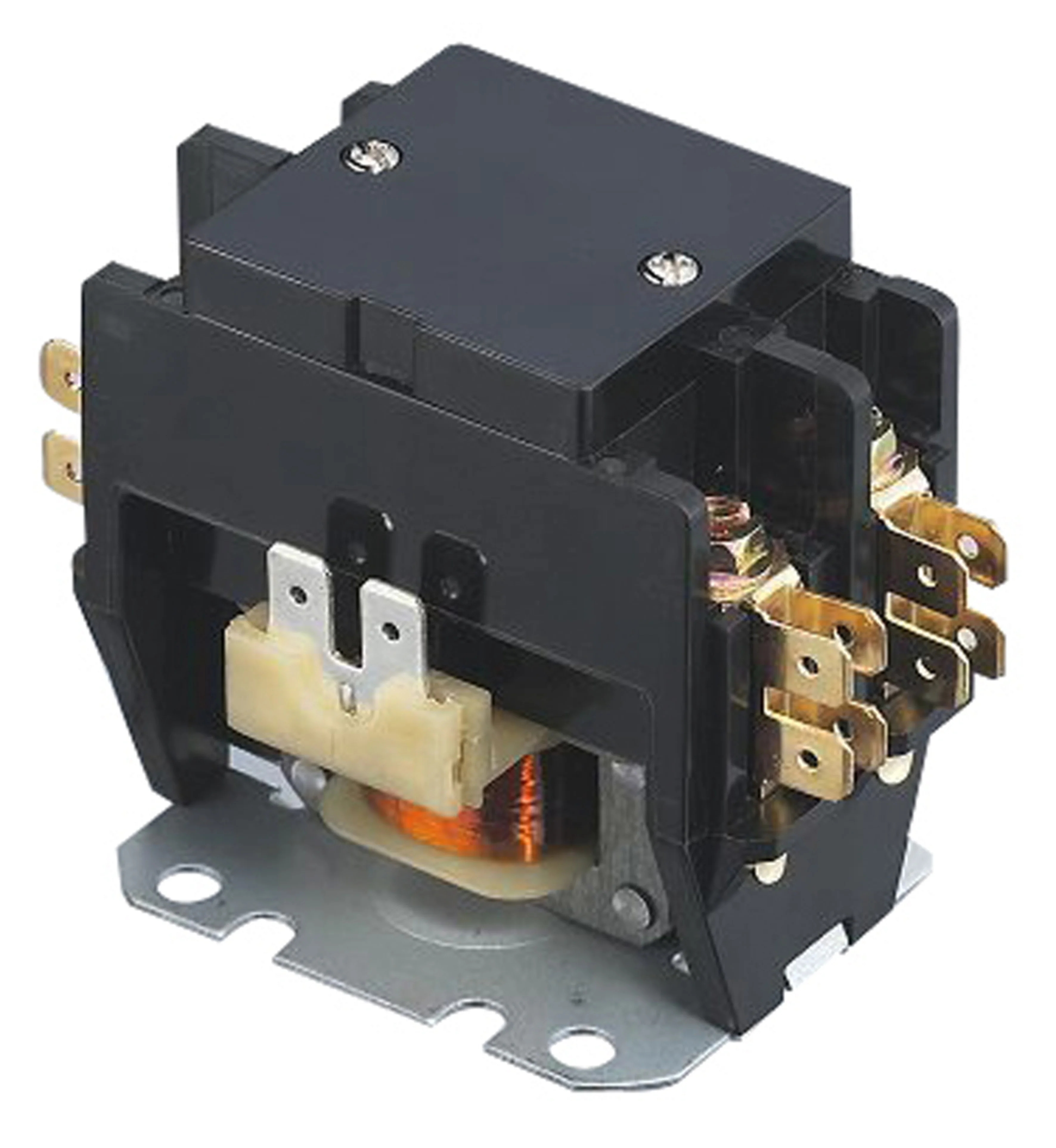 2 pole 3 pole air conditioning contactor magnetic ac contactor 24v， 220v factory