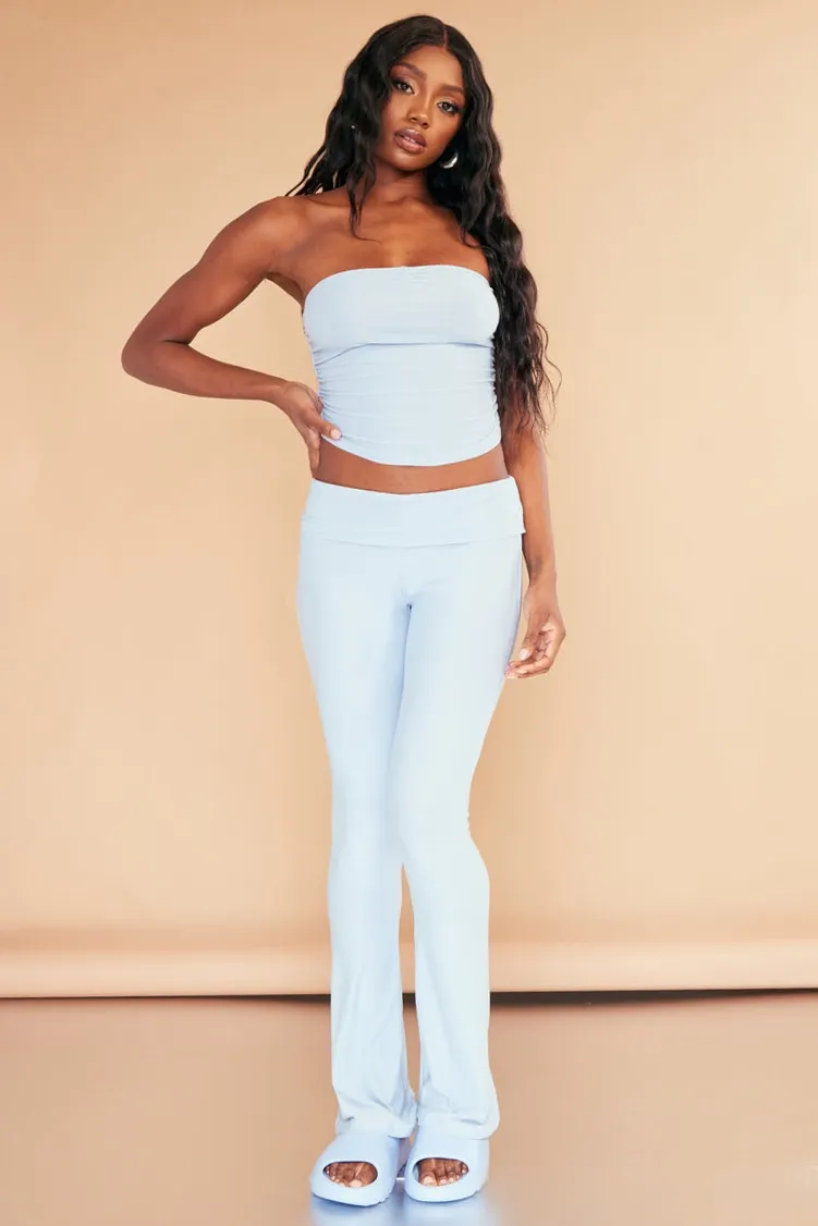 GHz Wholesale Custom Clothing ummer Clothes for Women T Hirts Fold Over Flared Yoga Pants Legging et Two Piece Loungewear Women's ETS 2024,50 Sets