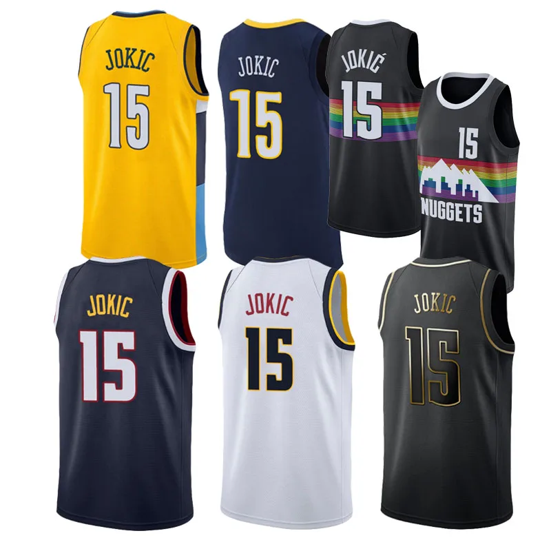 Custom Basketball Jerseys NO 15 Nikola Jokic Tshirts We Have Your Favorite  Name Pattern Mesh Embroidery Sports See Product Video - AliExpress