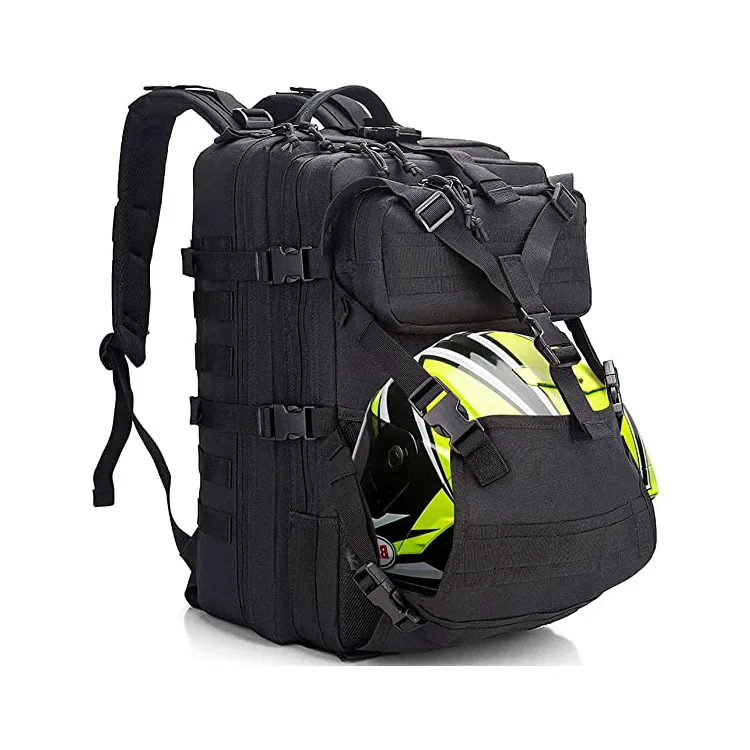 Рюкзак мотоциклетный шлем для мужчин с держателем в каске водонепроницаемая сумка на молнии из полиэстера заказ модные 500