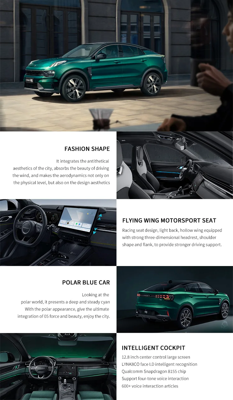 Fast Shipping Lynk Co 05 Emp Suv Electric Car 1.5td New Energy