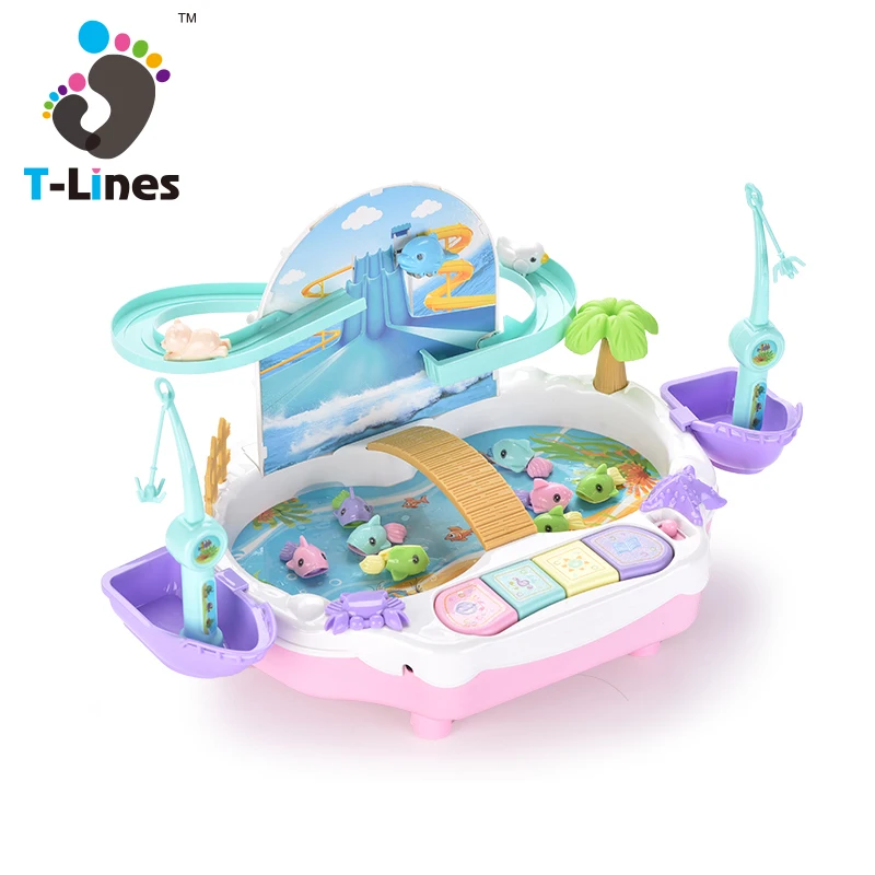 Электрическая рыба, игрушки для детей, магнитные рыболовные игрушки с музыкой