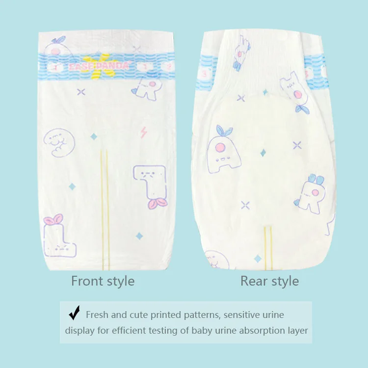 The Most Popular Relaxed Panda Super Dry Comfortable Baby Diaper with Colored Packing Bags Baby Diapers in China