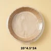 coffee color-100 PCS-round