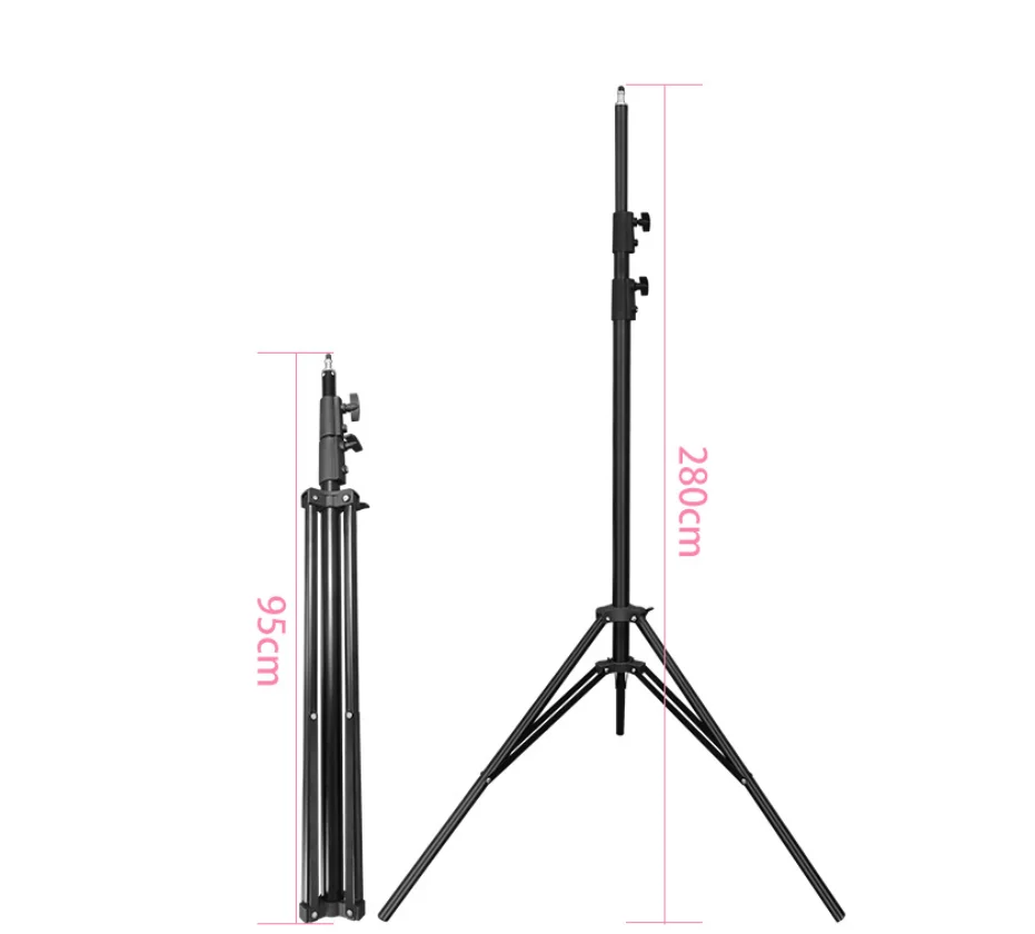 Treppiede Godox 280 Cm Per Flash Studio &ndash; Supporto Luce 2,8 M Per AD200, AD600BM, SK300II