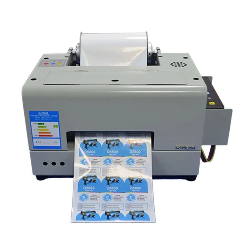 Digital Label Printer 210mm Inkjet Color A4 Label Sticker Printing Machine