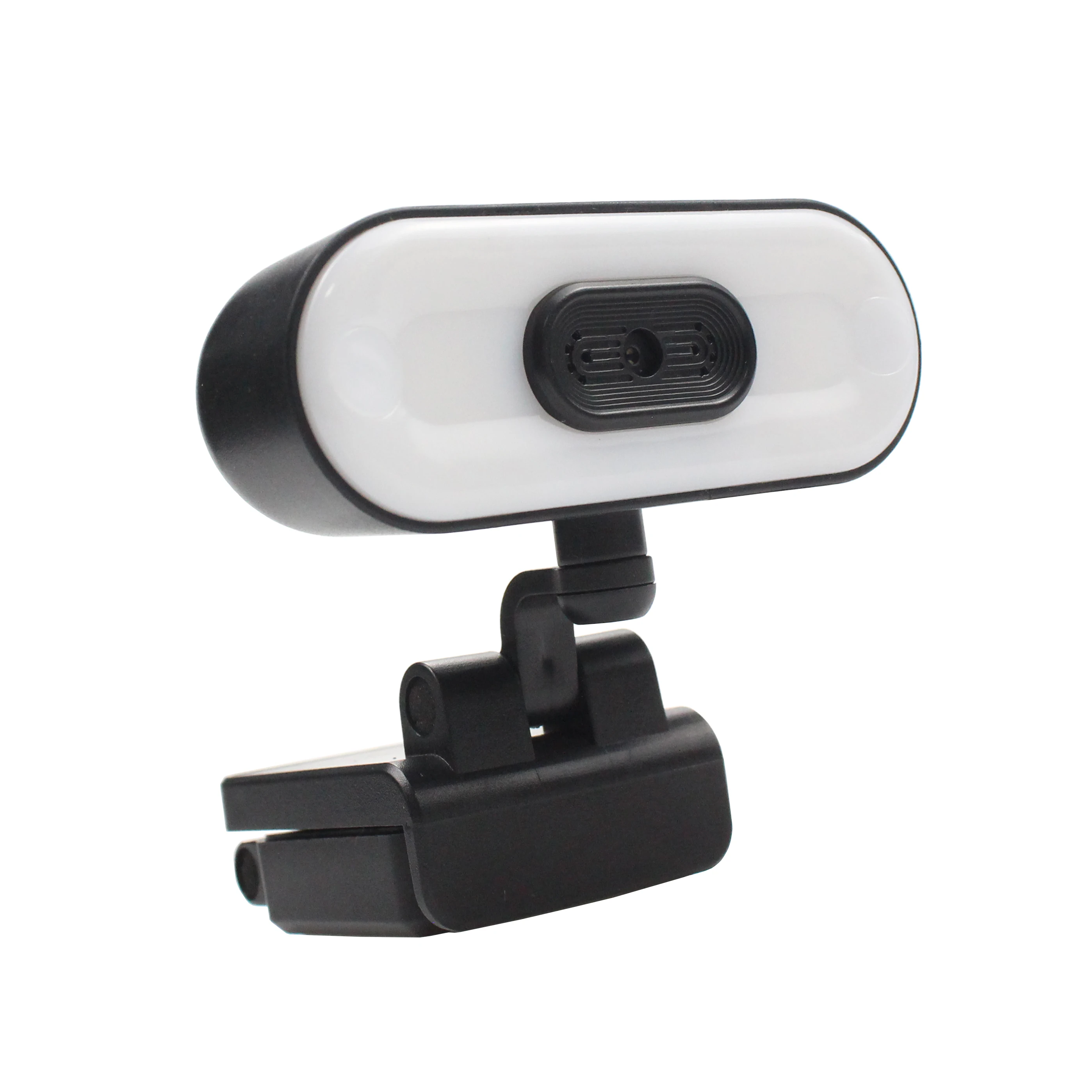 AutoFocus 1080p Webcam 3 Level Ring light with Microphone PC Computer Camara Web 4K