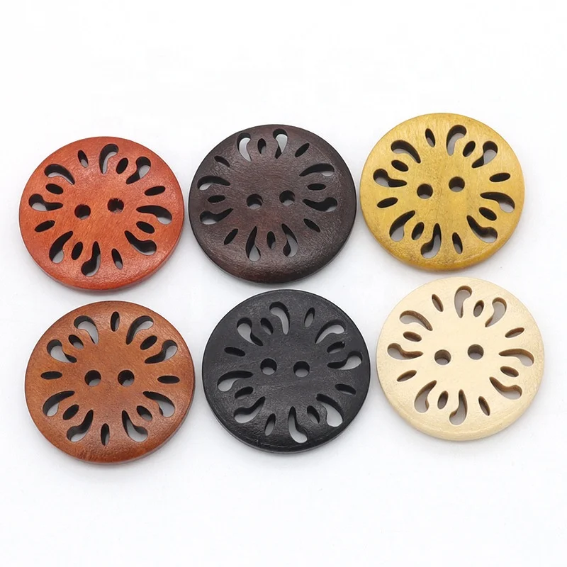 Пуговицы для одежды с двумя отверстиями