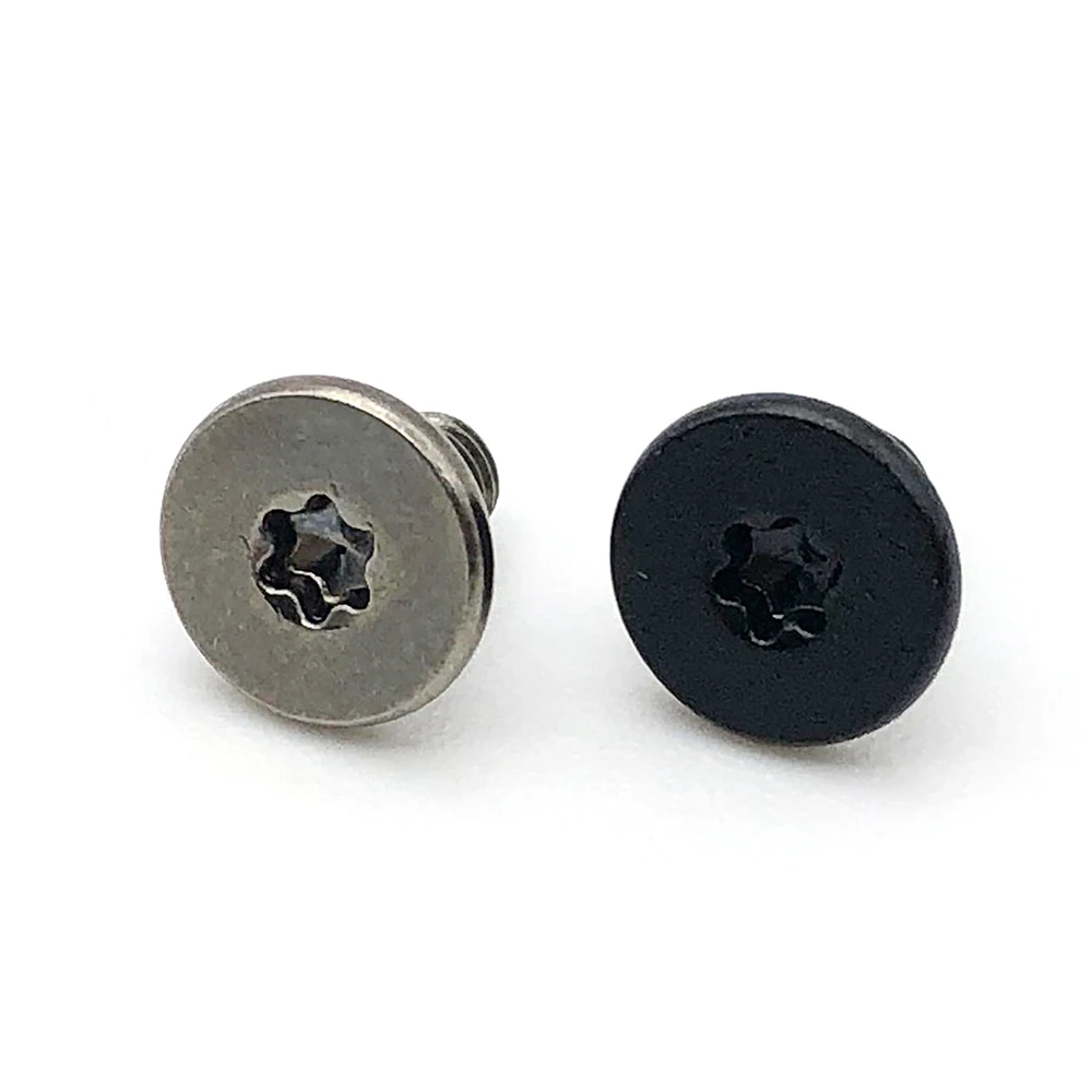 Tornillos de máquina de corte Torx Tornillo métrico de pulgada de estrella de cabeza plana avellanada de acero inoxidable
