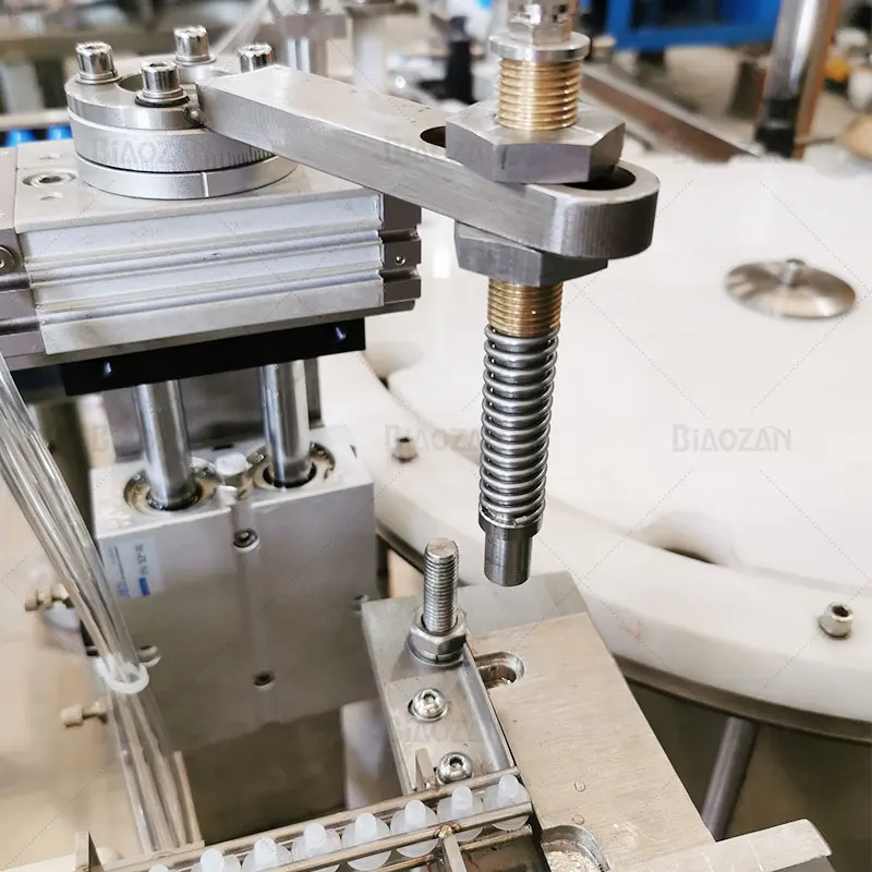 
Alibaba, золотой поставщик, 20 мл, автоматическая машина для наполнения и закупорки жидких электронных бутылок 