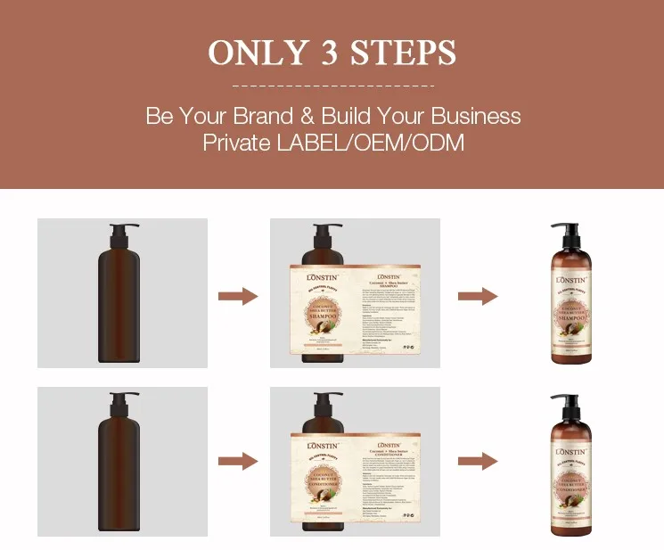 Lonstin Coconut Oil Hair Care Serum Organic Reduce Splitends Shea