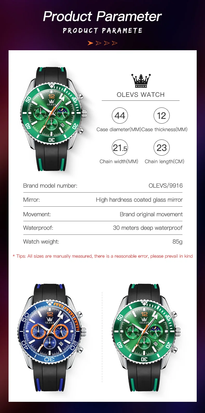 OLEVS Men Sport Wrist Watch | GoldYSofT Sale Online
