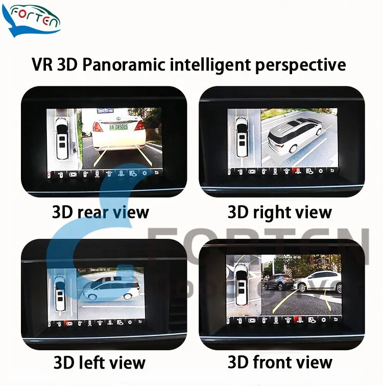 4 Channel Car 360 Recording Camera System Fit for Toyota Innova