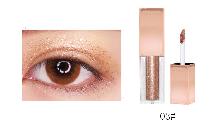 
 Оптовая продажа, косметический макияж AKIACO, красивые одноцветные блестящие мерцающие тени для век  