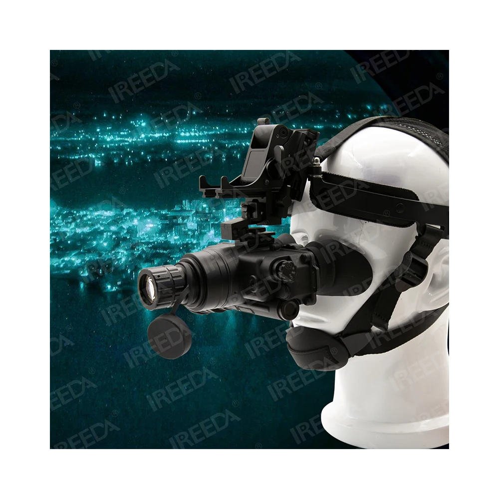 IREEDA Russian Gen2+/Gen3 Hunting PVS7 Nvg Helmet with MX10130 43x22.5mm Green/White Image Intensifier Tube Night Vision Goggles