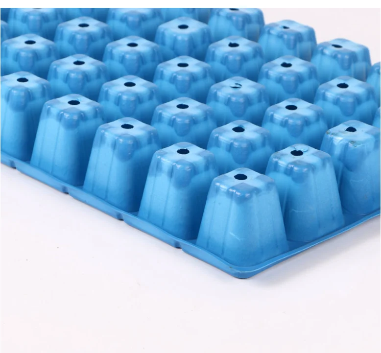 Plastic Nursery Seedling Trays Factory Price 50 Blue/black Seed Tray