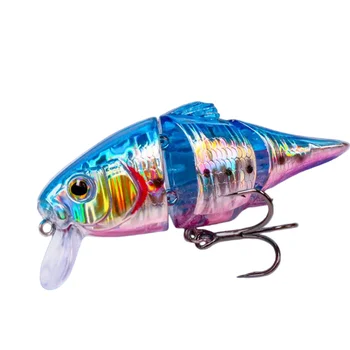 Slow Floating Multi-section Artificial Hard Bait Stainless Steel 93g Black Pit Bass Fresh Water – Hard Lure – view 2