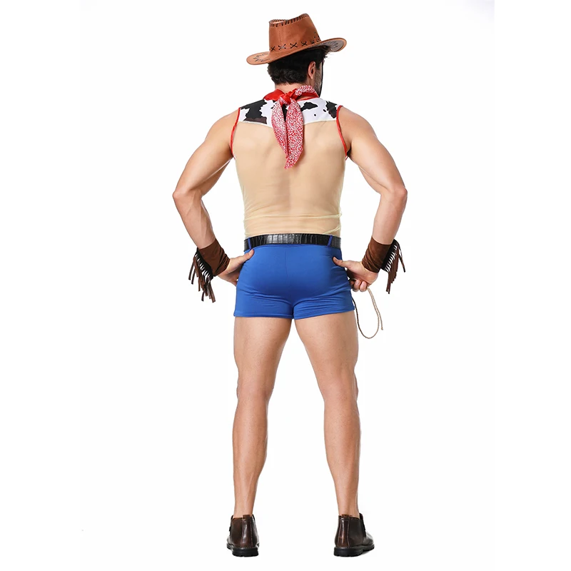 Halloween Underwear For Men Sexy Suit Cosplay Uniform Fireman Get Away ...