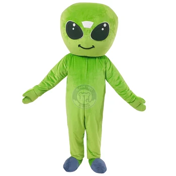 Best price Adult Size Custom Cartoon Character Alien mascot costume For Sale